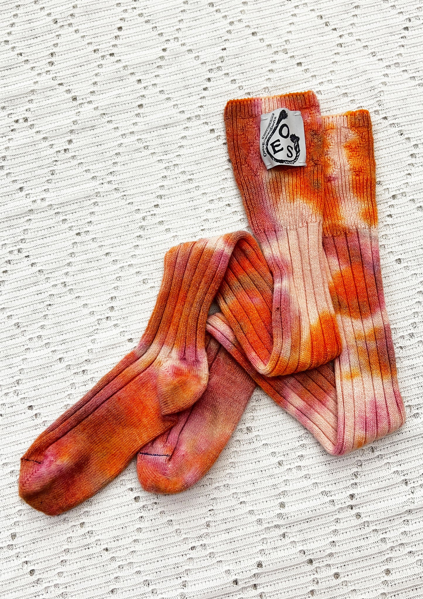 Kilty Sockies in Pink, Blue and Orange Tie Dye