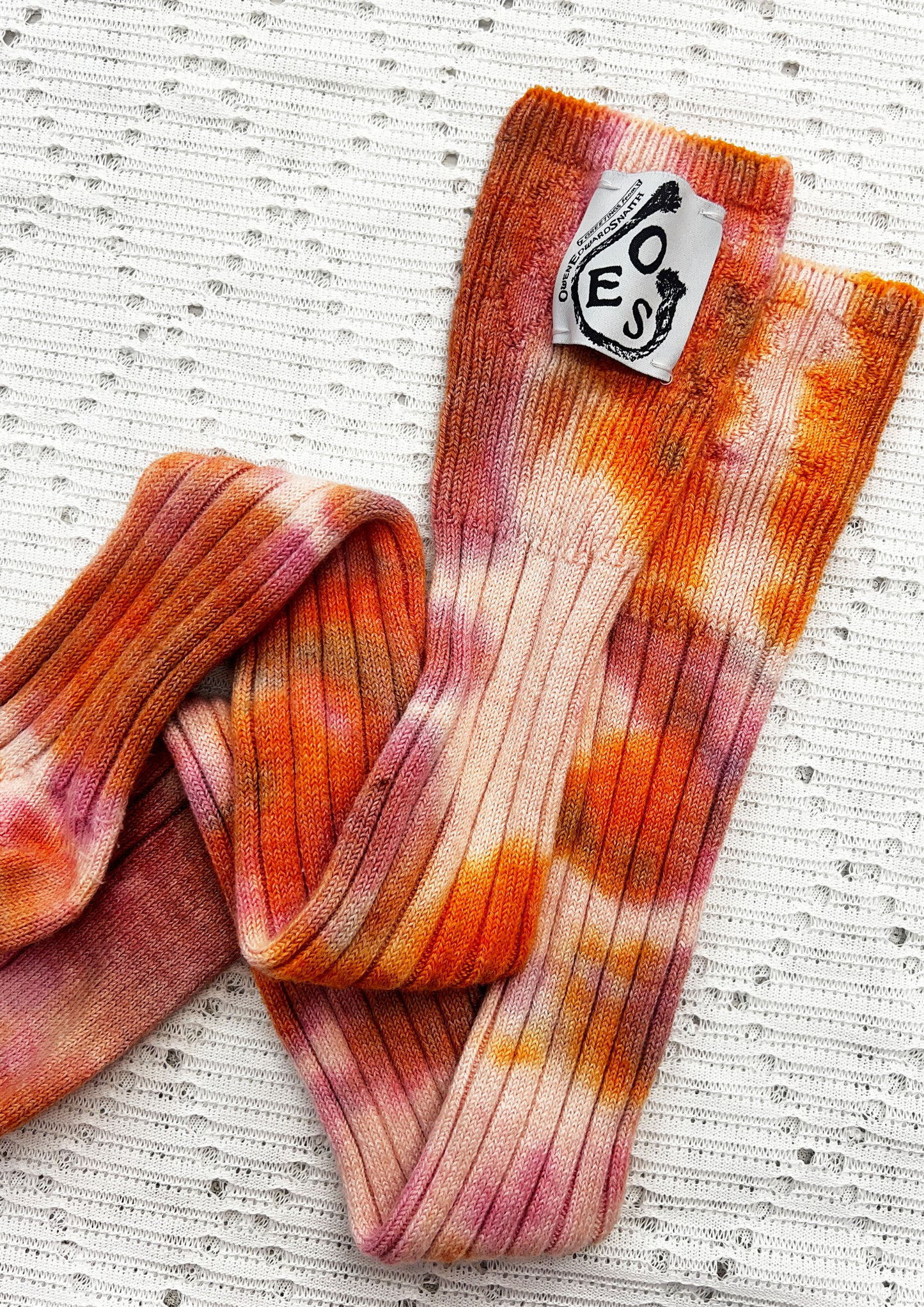 Kilty Sockies in Pink, Blue and Orange Tie Dye